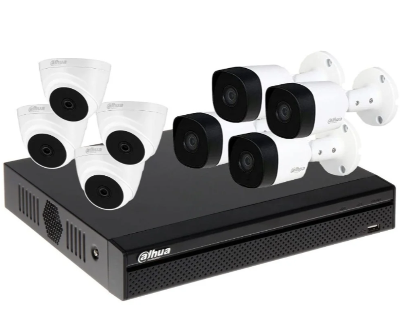 Kit de 8 Camáras Dahua Wiz Sense Con D.D 1TB 